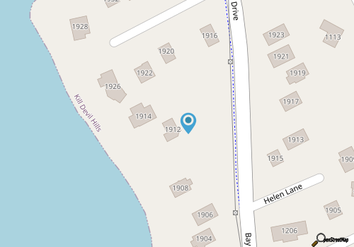 Spacious sound front with private pool and hot tub in Kill Devil Hills! map location