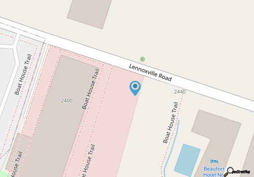 Beautique Cottage — Romantic, Renovated Condo in Historic Beaufort map location