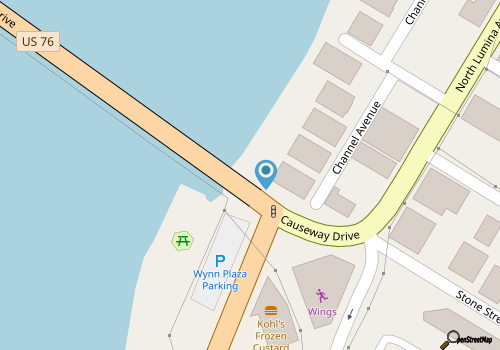 Masonboro Island Coastal Reserve map location