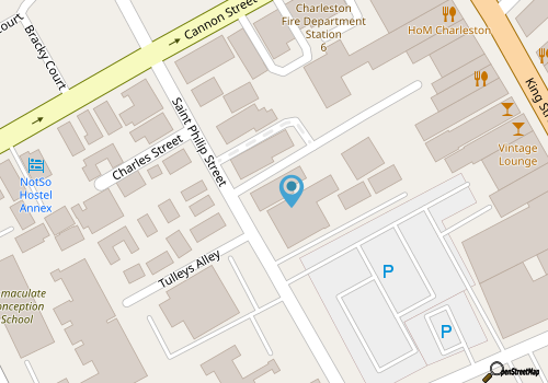 6A at Saint Philip Square, One Block to King, Classic Charleston Comfort map location