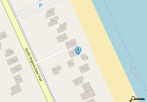 Oceanfront home near Nags Head Pier w/ Private Pool map location