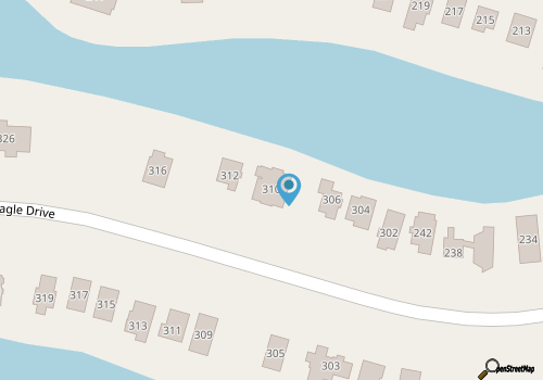 Canal-Front OBX Home w/Dock + Hot Tub/Kayaks/Paddleboards + Bring Your Boat! map location