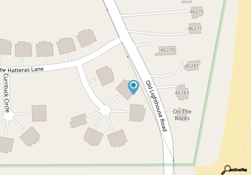 Dolphin: Dog-Friendly Buxton Beach Retreat map location