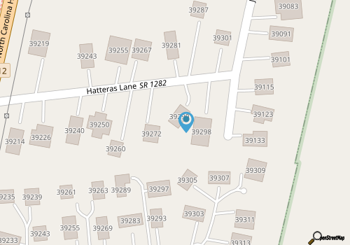 Cute home three lots from the beach with sundeck, sunroom, WiFi - 2 dogs OK map location