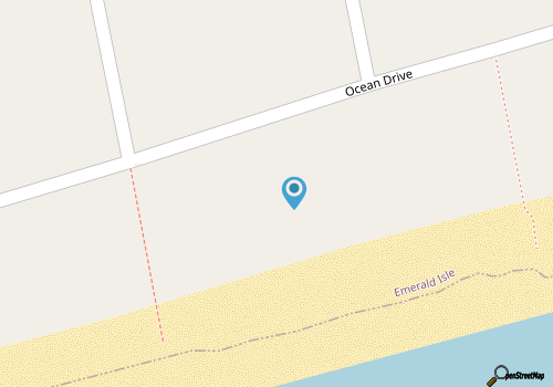 Do Knot Disturb - 5BR/5BA Oceanfront, Emerald Isle map location