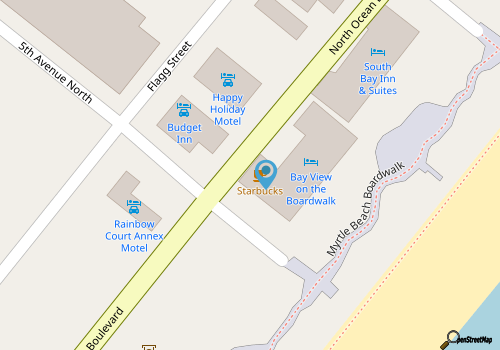 Bay View Resort 604B - Efficiency Unit - Sleeps 4 - Great Water Amenities & Ocean Front map location