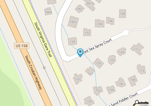Baltrush Bungalow: Oceanside, hot tub, community pool & tennis court, short walk to beach. map location