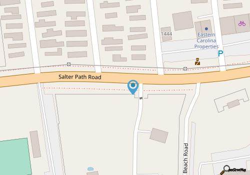 My Happy Place  overlooking  intercostal waterway in Salter Path  map location