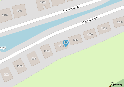 Coastal Chic Golf Retreat Fairways 18F map location