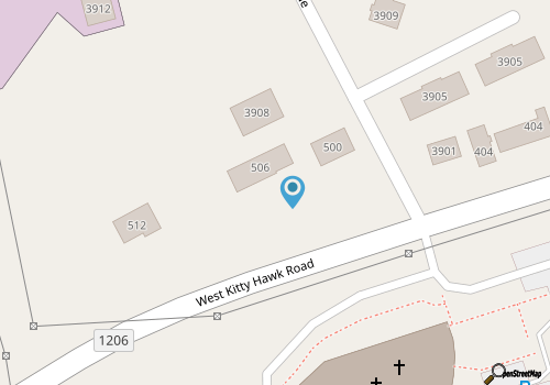  The SeaNote, Kitty Hawk, NC-- A tranquil stay located just 5 minutes from beach map location