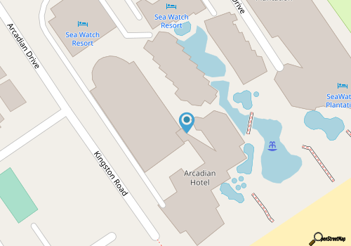 Beach front Serene 3-bedroom condo just steps away from the beach and pool map location