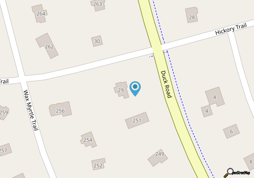Contemporary 5 BR with Private Pool, 600 yards to beach map location