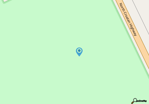 Cottage Close To Beach and abuts the Wright Brother Memorial map location