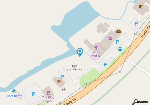 Frisco Rod & Gun map location