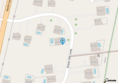 House with AC, fireplace, & private hot tub map location