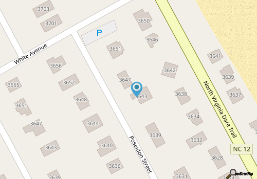 Camelot – Steps from Kitty Hawk Beach map location