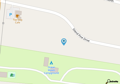  Fun Factory - 4-bedroom house with AC minutes away from surf and sound in Waves map location