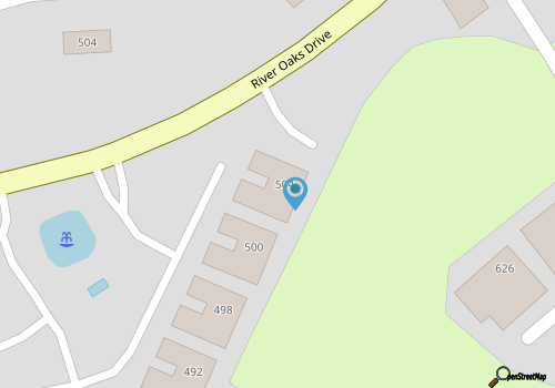 1st floor w/ Great Views of River Oaks Golf Course map location