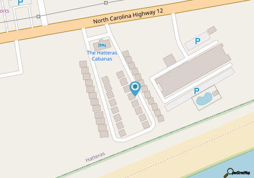 7903 - Southern Comfort Cabana, Oceanside studio in Hatteras with kitchen, WiFi, and beach access. map location