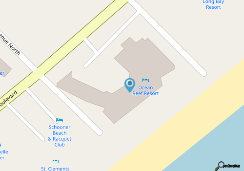 The Twins at Ocean Reef 3BD Oceanview Condo map location