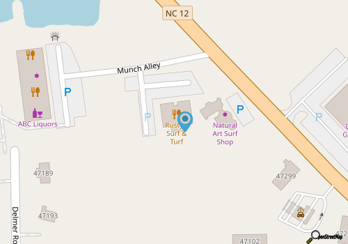 Rusty's Surf & Turf map location