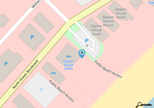 New Reno Oceanfront, Heated Pools, Exc Walkability map location