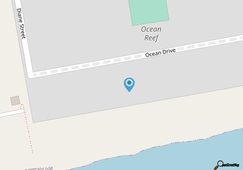 Spectacular Direct Oceanfront 2BR Condo in Emerald Isle NC Ocean Reef 7B1 map location