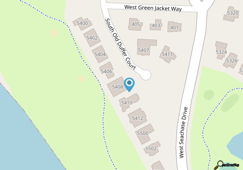 Sandpiper's Retreat: Soundfront, hot tub, pool table and Community amenities map location