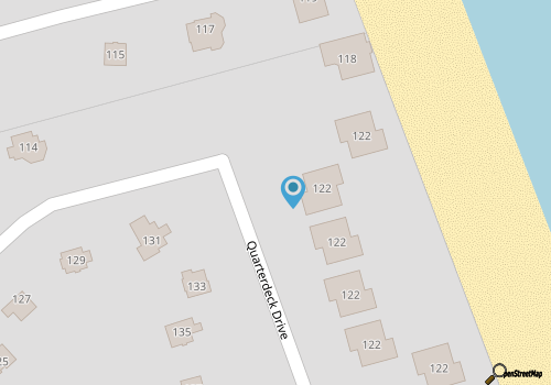 Oceanfront home in the charming Town of Duck with community pool map location