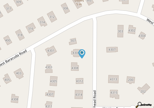 Traditional Nags Head Cottage in the Heart of Nags Head map location