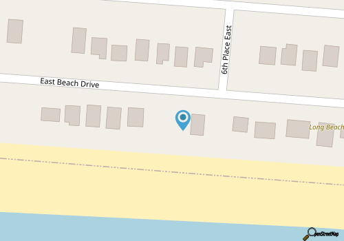 Sunshine Serenade / 327 E Beach Drive - Coastal Vacation Resorts map location