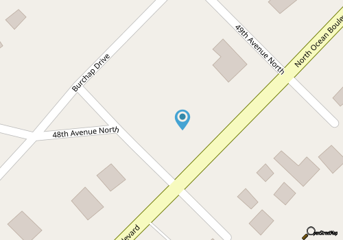 Steps to Sand + Pool! 3rd-Floor Myrtle Beach Condo map location