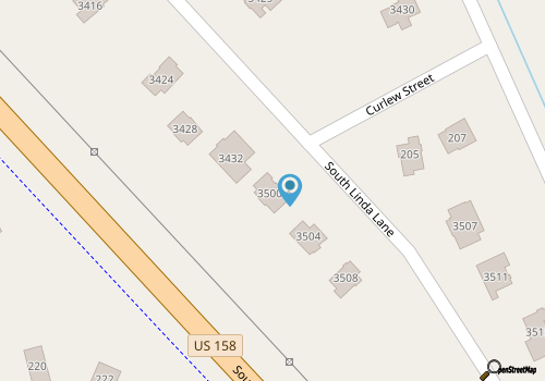 Nags Head rental with Private Pool map location