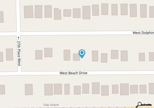 Beautiful-Remodeled Duplex-2BR/1BA 2nd Row-Oceanview-Sleeps6 map location