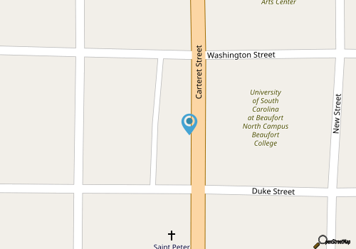 Historic Downtown Beaufort Retreat – Eclectic Charm Meets Modern Comfort map location