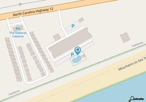 Hidden Gem 4 Bedroom Home in Hatteras map location