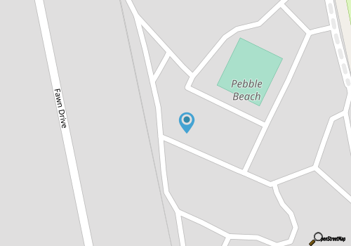 Pebble Beach C-107 - Almost Oceanfront Condo: 3BR, 2 BA map location