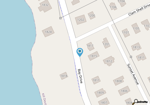 Charming 1-bedroom apartment in welcoming Kill Devil Hills map location