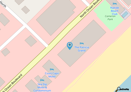 4th Flr Oceanfront Dlx 1 Bdrm includes Breakfast map location