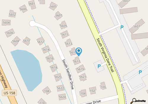 Harrell's Retreat: Oceanside, Beach Club Access map location