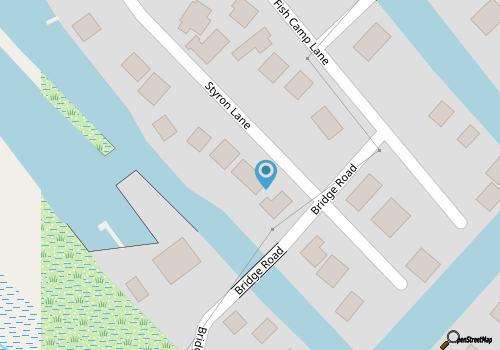 Fielding's Cottage: Waterfront home, canal views, private dock. map location