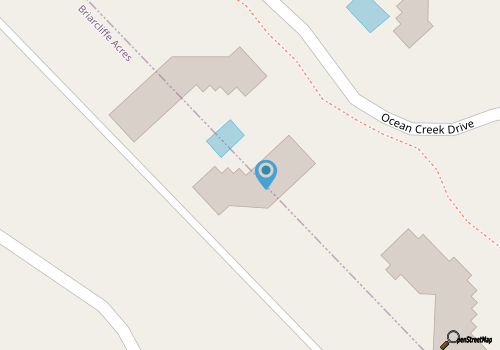 Ocean Creek Resort Condo - You and Me by the Sea map location