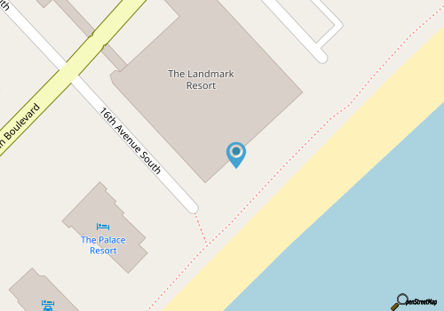 Landmark 838- Oceanfront 1BR-Indoor/Outdoor Pools map location