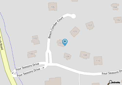 6 BR Oceanside home with Private Pool & lots of Community Amenities map location