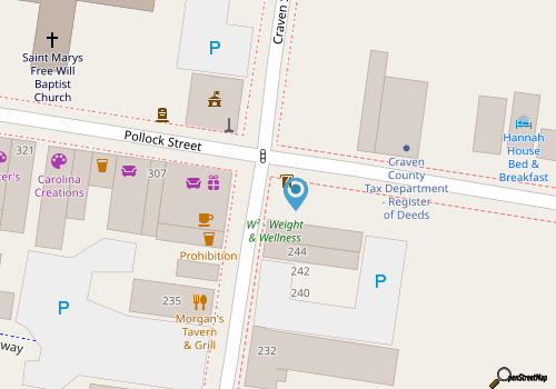 South Front Clothing map location