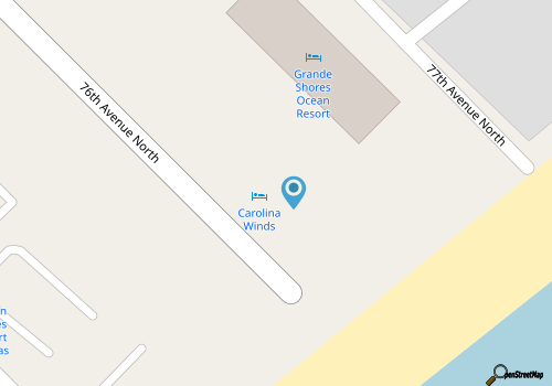 Carolina Winds Resort 805 map location