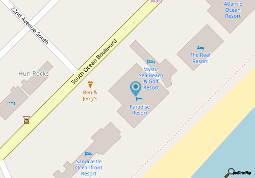 New Oceanfront Suite Paradise Resort Heated Pools! map location