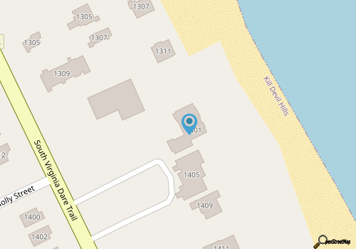 Oceanfront condo in Kill Devil Hills with community pool! map location