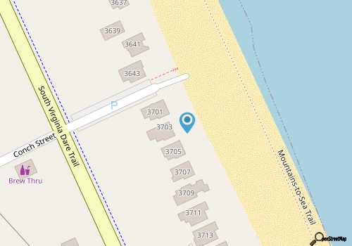 Spacious Oceanfront Home, Spectacular Views, Dune Top Deck, Close to Jockey's Ridge! map location