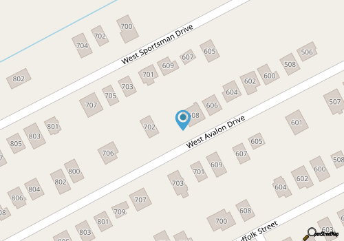 Cherie's Place OBX Close to Beach & Sound map location